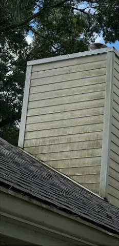 Before: Chimney chase