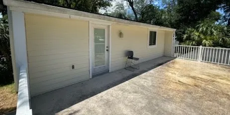 Before: Back patio