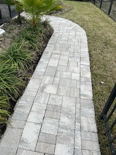 Paver walkway
