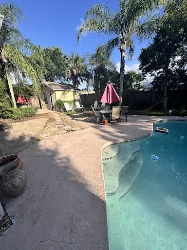 Pool deck