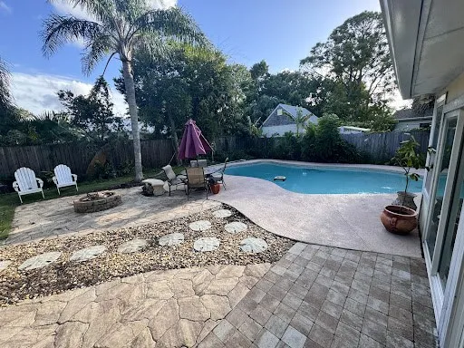 Pool deck and pavers