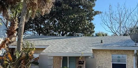 After: One-story shingle roof
